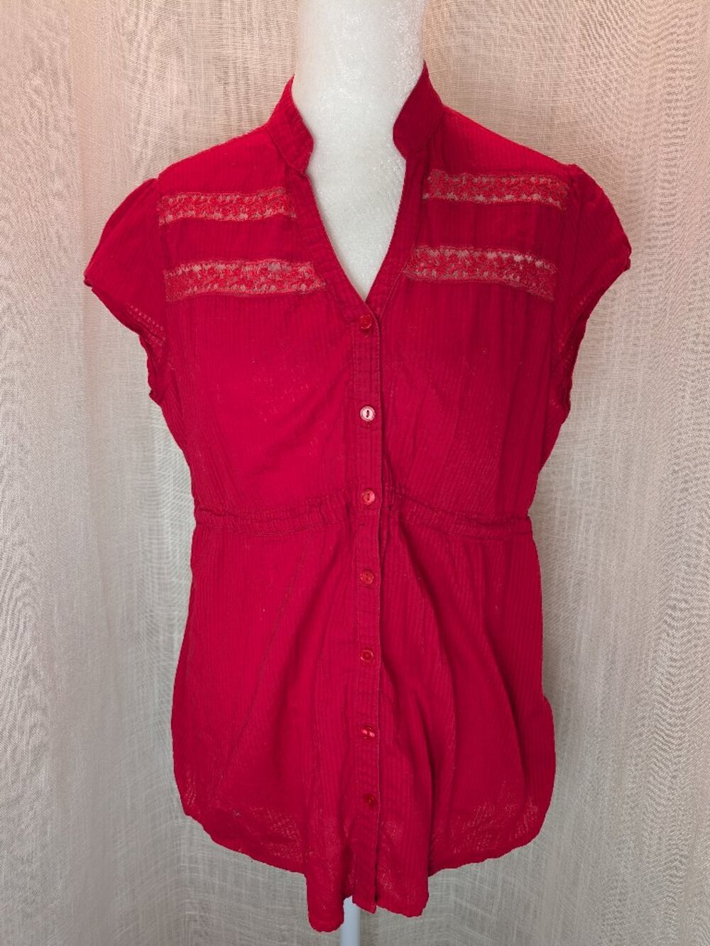 Decree Peasant Top Embroidered Blouse